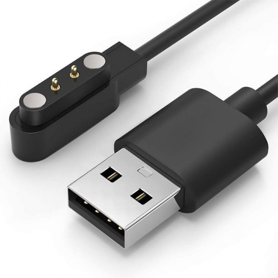 Безжично магнитно зарядно за смарт часовник/гривна MBX 26 с USB кабел, Черен от Fonax.bg