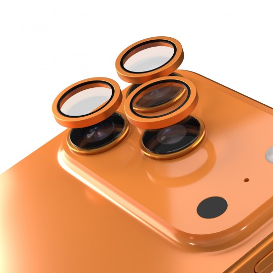 Etteri протектор метални рингове за задна камера за iPhone 17 Pro / 17 Pro Max, оранжев от Fonax.bg