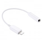 Кабел AUX MBX само за музика, 3.5мм към iPhone 5/6,6s,6 Plus,6+/7,7 Plus,7+/8,8 Plus,8+/XR/XS,XS Max, Бял