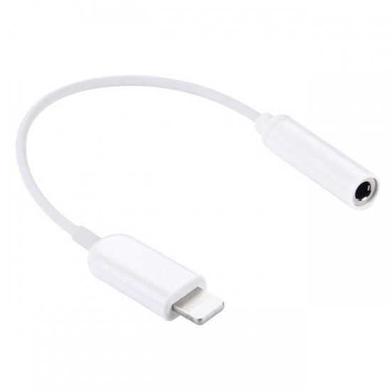 Кабел AUX MBX само за музика, 3.5мм към iPhone 5/6,6s,6 Plus,6+/7,7 Plus,7+/8,8 Plus,8+/XR/XS,XS Max, Бял от Fonax.bg