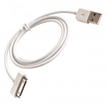 Кабел USB - 30-pin, MBX за iPhone, Бял/Черен