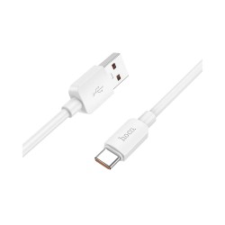 Кабел USB-A - USB-C, HOCO PD 6A 100W X96 1м, Бял