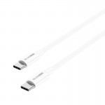 Кабел USB-C - USB-C, BLUE Power BBX44 1м 100W 5A в кутия, Бял