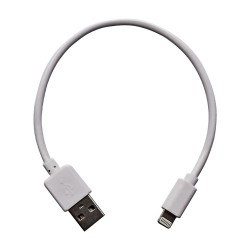 Кабел USB - Lightning, MBX 20см, Бял