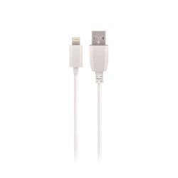 Кабел USB - Lightning, Maxlife 1м в кутия 2A, за iPhone, Бял
