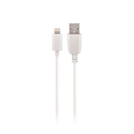 Кабел USB Maxlife 1м в кутия 2A, Lightning за iPhone, Бял от Fonax.bg