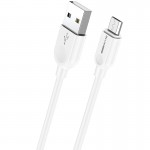 Кабел USB - Micro USB, BLUE Power BM2BX14 LinkJet 2м в кутия, 18W, 2.4A, Бял