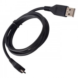 Кабел USB - Micro USB, Forever 25см, Черен