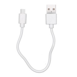 Кабел USB - Micro USB, MBX 20см, Бял