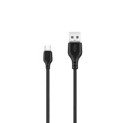 Кабел USB - Micro USB, XO NB103 2м 2,1A в кутия, Черен