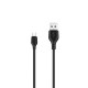 Кабел USB XO NB103 USB - microUSB 2м 2,1A, в кутия, Черен от Fonax.bg