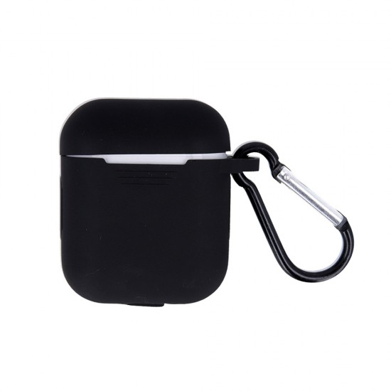 Калъф силиконов за Airpods 1/2 слушалки bSmart, Черен от Fonax.bg