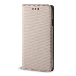 Калъф тефтер флип bSmart Magnet Book страничен, За Motorola Edge 60 Fusion/Edge 60 5G, Златист