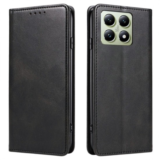 Калъф тефтер флип bSmart Magnetic Book страничен, За Xiaomi 15, Черен от Fonax.bg