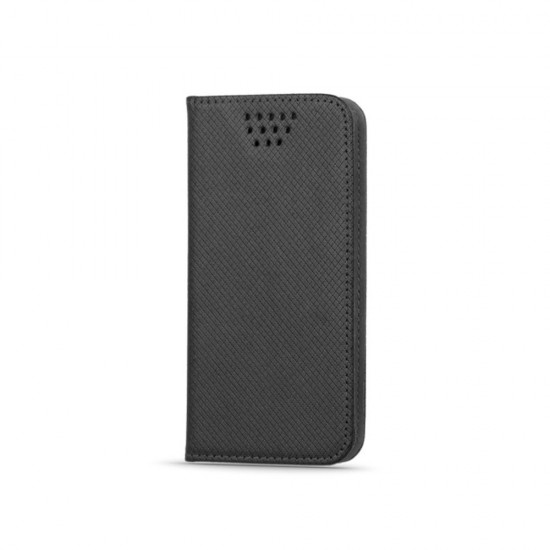 Калъф тефтер флип страничен bSmart Magnet Book универсален 6.1-6.7 инча, 167x80, Черен от Fonax.bg
