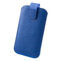 Калъф универсален bSmart Slim 6.4" инча, За Huawei P40 Lite и съвм. размери, Син