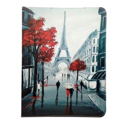 Калъф за таблет MBX Fashion универсален 9-10" инча, Многоцветен, Париж