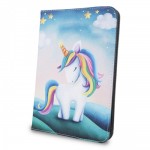 Калъф за таблет MBX Fashion универсален 9-10" инча, Многоцветен, Шарен еднорог