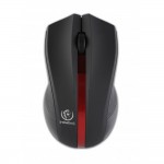 Оптична безжична мишка Rebeltec Galaxy, Черна/Червено