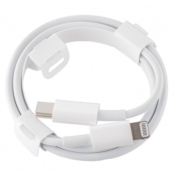 Оригинален кабел Apple Lightning-Type C A2249, 1м, 96W, 4.7A, в плик, Бял от Fonax.bg
