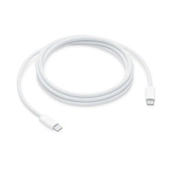 Оригинален кабел Apple USB-C - USB-C, 240W плетен, 2м, в кутия, Бял