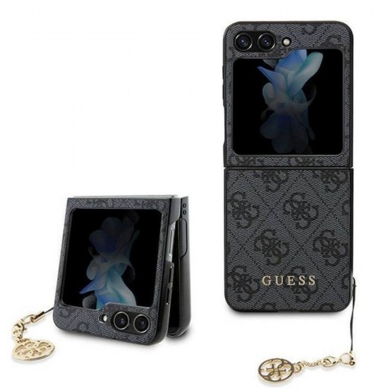 Оригинален кейс Guess 4G Charms Collection, За Samsung Galaxy Z Flip5 5G, Черен от Fonax.bg