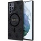Оригинален кейс Guess 4G Collection Leather Metal Logo MagSafe, За Samsung Galaxy S24 Ultra (S928B), Черен от Fonax.bg