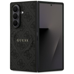 Оригинален кейс Guess 4G Ring Classic Logo MagSafe, За Samsung Galaxy Z Fold7, Черен
