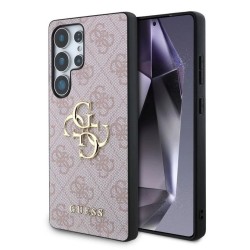 Оригинален кейс Guess Big 4G Logo Classic, За Samsung Galaxy S25 Ultra, Розов