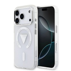 Оригинален кейс Guess IML Gradient Triangle Logo, За iPhone 17 Pro (6.3), Прозрачен