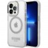 Оригинален кейс Guess Metal Outline Magsafe, За iPhone 14 Pro (6.1), Сребрист