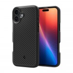 Оригинален кейс Spigen Core Armor, За iPhone 16 (6.1), Черен