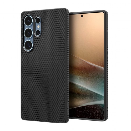 Оригинален кейс Spigen Liquid Air, За Samsung Galaxy S25 Ultra, Черен от Fonax.bg