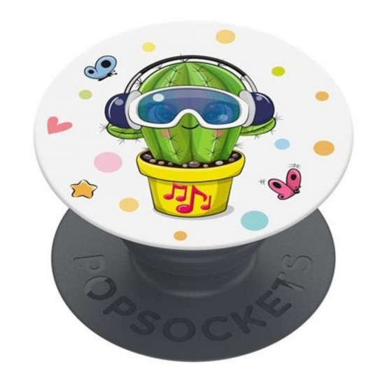 Оригинален попсокет PopSockets® PopGrip Basic Cool Cactus, Многоцветен от Fonax.bg