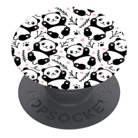 Оригинален попсокет PopSockets® PopGrip Basic Panda Boom, Многоцветен от Fonax.bg