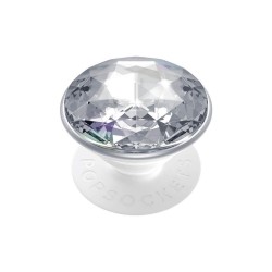 Оригинален попсокет PopSockets® PopGrip Premium Disco Crystal Silver, Сребрист