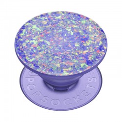Оригинален попсокет PopSockets® PopGrip Premium Iridescent Confetti Ice, Лилав