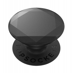 Оригинален попсокет PopSockets® PopGrip Premium Metallic Diamond, Черен