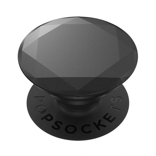 Оригинален попсокет PopSockets® PopGrip Premium Metallic Diamond, Черен от Fonax.bg