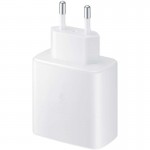 Оригинално Зарядно устройство адаптер Samsung 45W USB-C, EP-TA845 220V Super Fast Charging в плик, Бял