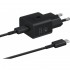 Оригинално зарядно устройство комплект Samsung EP-T2510XBEGEU, 25W, 3A, 1x USB-C, с USB-C кабел, Черно
