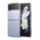 Пластмасов кейс MBX със силиконова рамка, За Samsung Galaxy Z Flip4 5G, Прозрачен от Fonax.bg