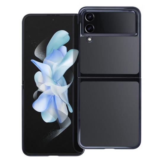 Пластмасов прозрачен кейс MBX с кант, За Samsung Galaxy Z Flip4 5G, Черен от Fonax.bg