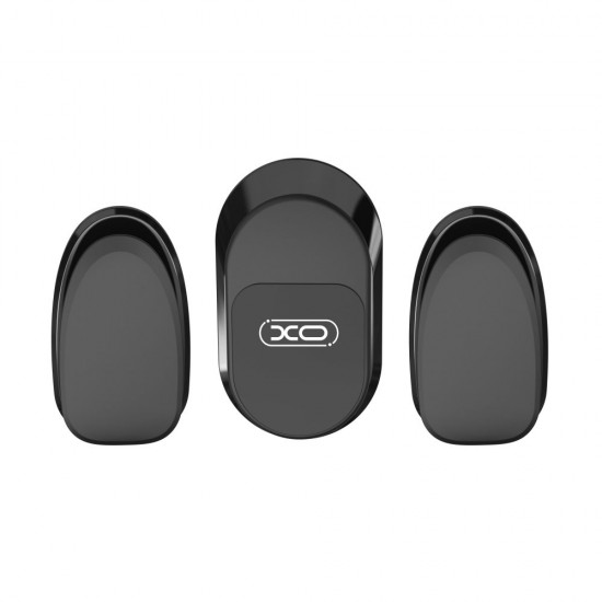 Пластмасова магнитна закачалка XO C66 2+1 броя, Черна от Fonax.bg