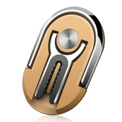 Пръстен за телефон bSmart с поставка за парното, Златист