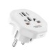 Преходник XO Plug Adapter WL23, UK / US to Europe, Бял от Fonax.bg