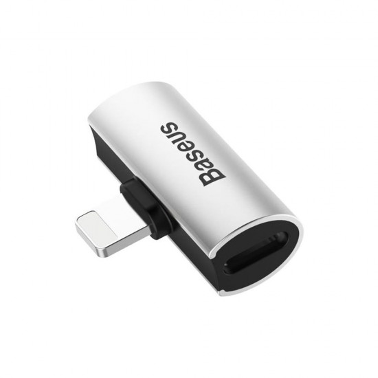 Адаптер Baseus L46, Lightning към 2 x Lightning, Сребрист от Fonax.bg