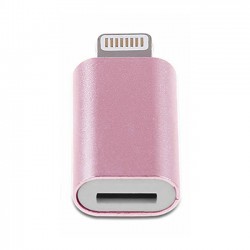 Преходник адаптер Micro USB към iPhone, HQ, Многоцветен
