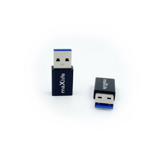Адаптер Maxlife, Type C към USB 3.0, Черен от Fonax.bg