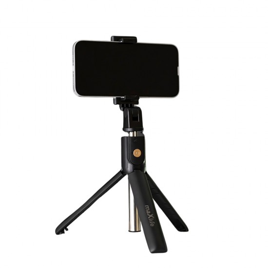 Селфи стик Maxlife MXST-100 Трипод с Bluetooth, Черен от Fonax.bg
